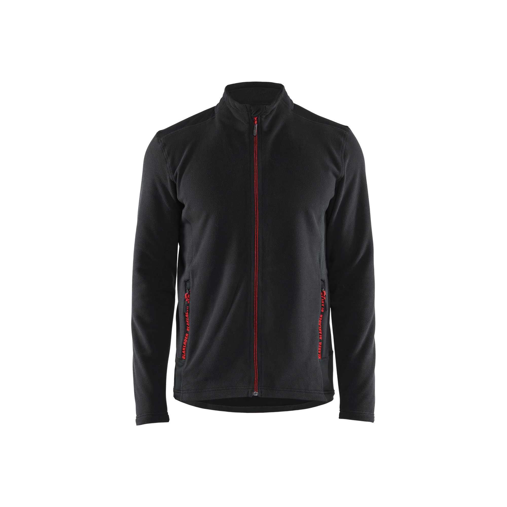 BLAKLADER 47651010 Microfleece Jacket Hi Vis Reflective Work Jacket MEN - Antipilling